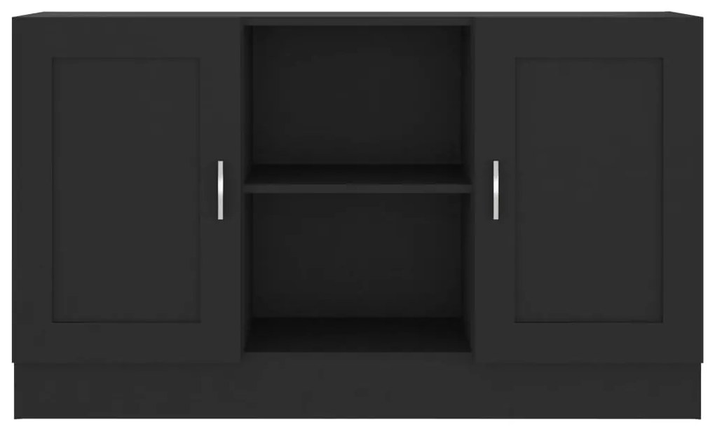 Aparador Real de 120 cm - Preto - Design Moderno