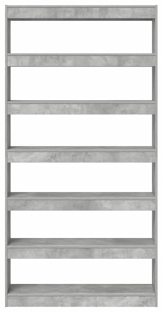 Estante vidaXL Cinza Madeira engenheirada 100 x 30 x 198 cm Estante