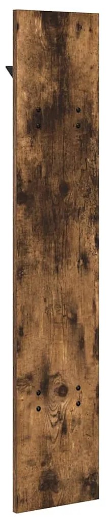 Cabideiro de Parede Carvalho fumado 20 x 1.5 x 100 cm