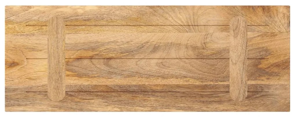 Tampo de mesa retangular 80x20x2,5 cm mangueira maciça