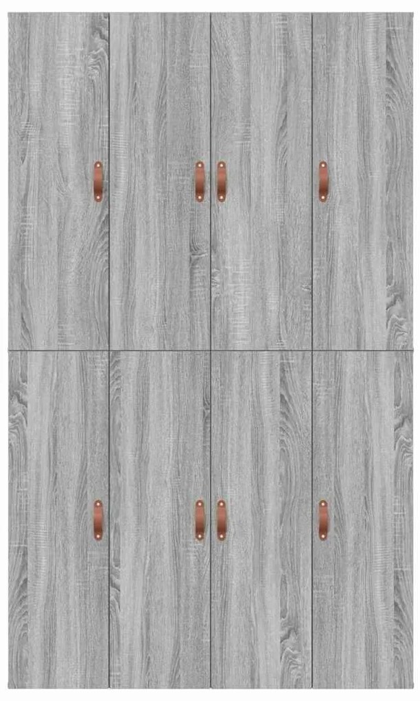 Camas de Armazenamento Cinza Sonoma 120x190 cm