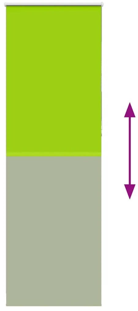 Persiana de enrolar 80x230 cm largura tecido 75,7 cm poliéster