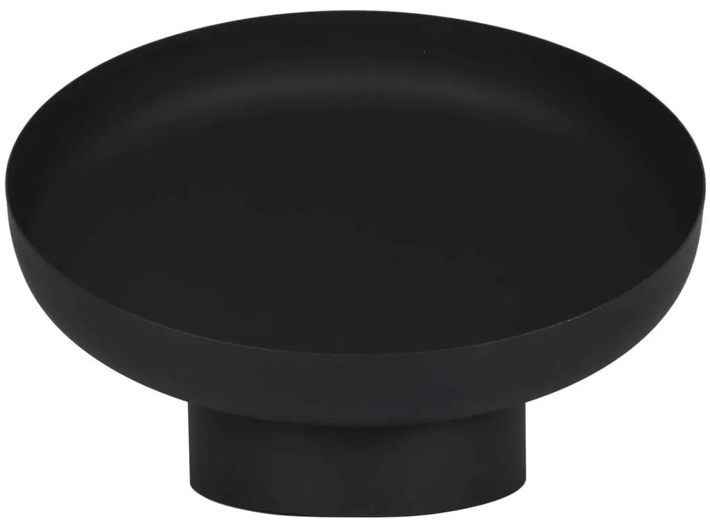 Esschert Design Taça de combustão inclinada aço preto FF402