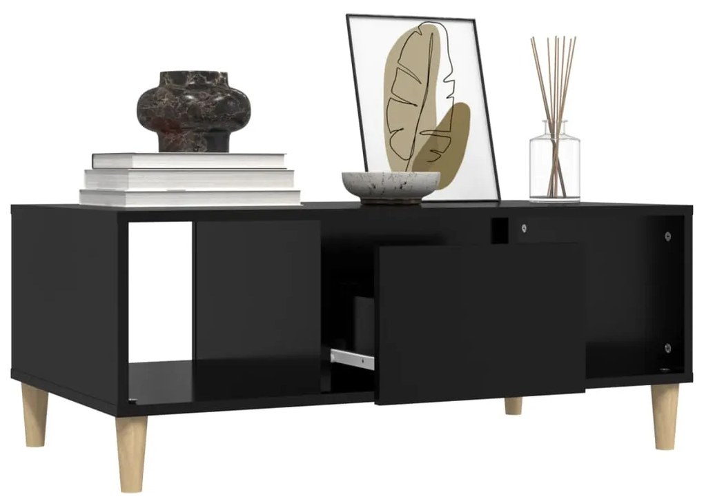 Mesa de centro 90x50x36,5 cm derivados de madeira preto