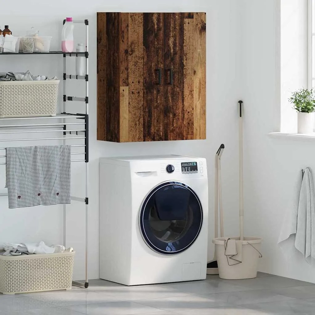 vidaXL Armário de Parede Madeira antiga 69,5 x 34 x 90 cm