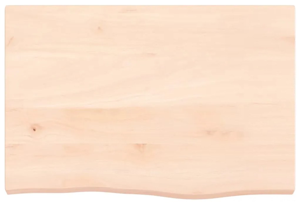 Prateleira de parede 60x40x(2-4) cm carvalho maciço não tratado