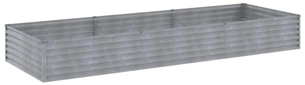 Canteiro elevado de jardim 291x100x36 cm aço corten