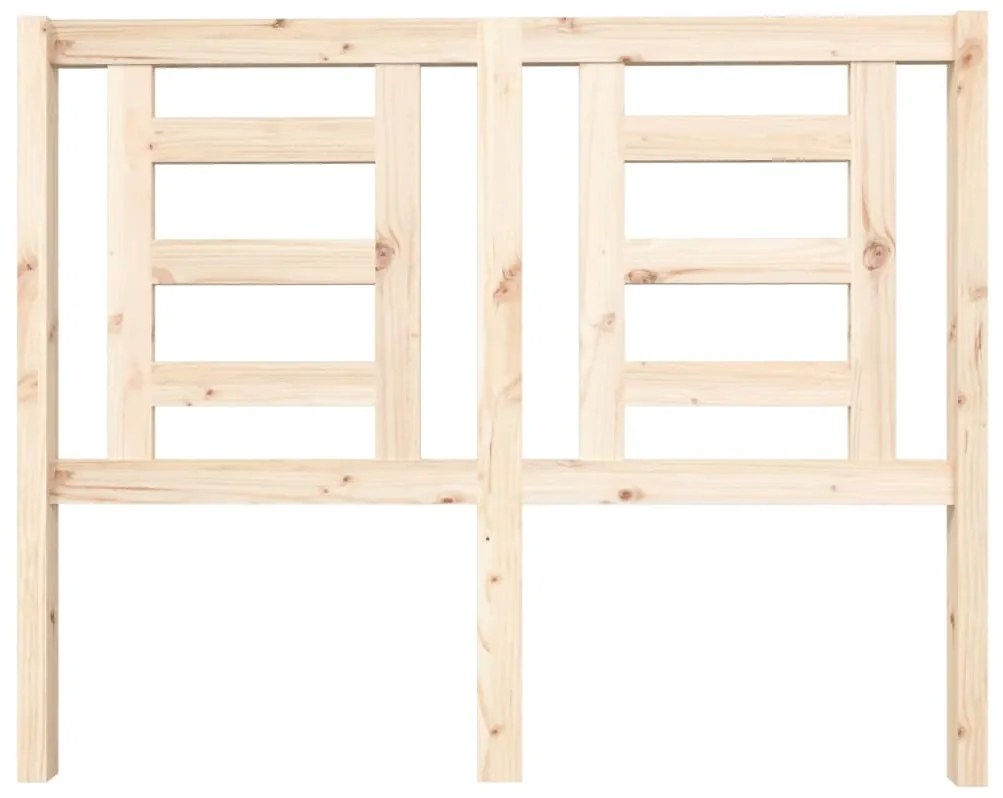 Cabeceira de cama 126x4x100 cm pinho maciço