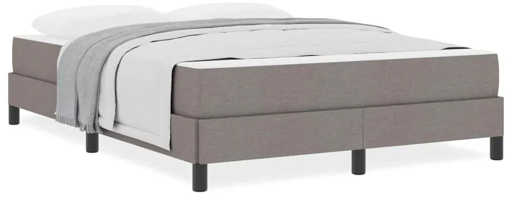 Cama Box Outros Cinzento-acastanhado 140 x 200 cm tecido