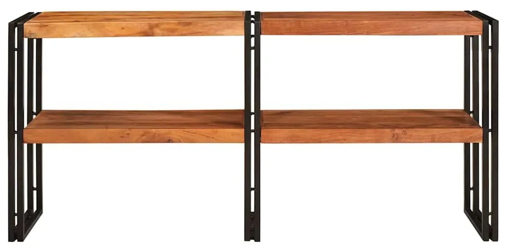 Mesa de Console 160x33x75 cm Acácia Bruta Maciça