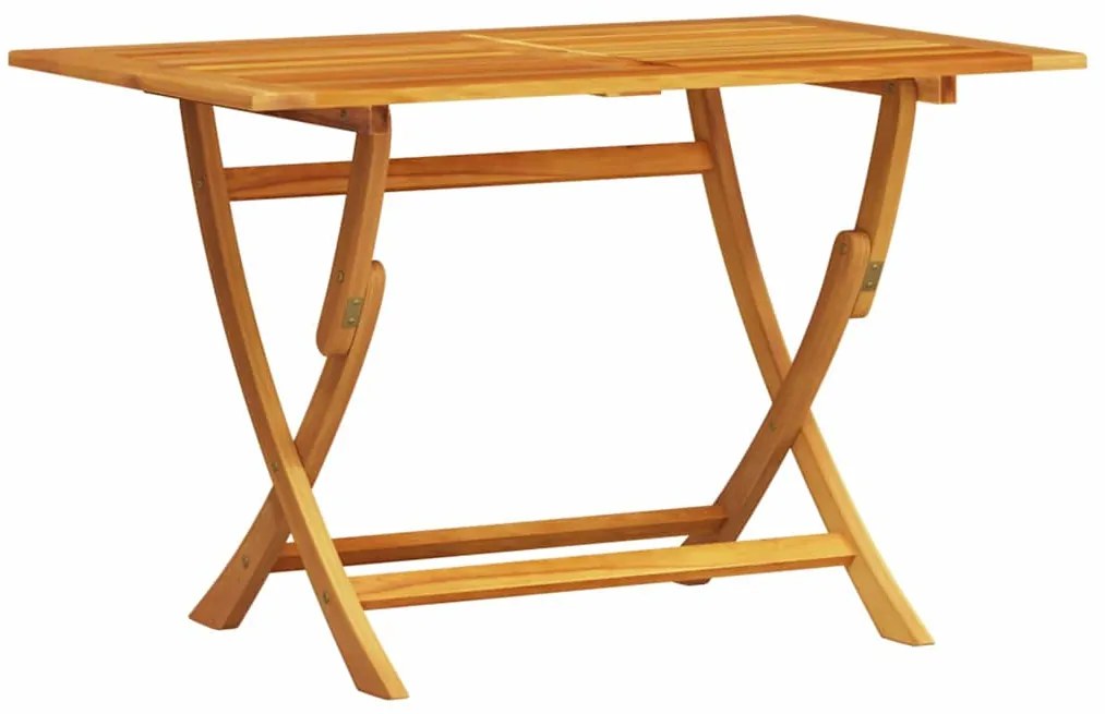 Conjunto de Jantar de Jardim Manual 5 pcs Madeira Natural Médio