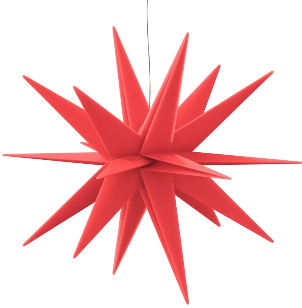 Luz de Natal com LED dobrável 57 cm vermelho