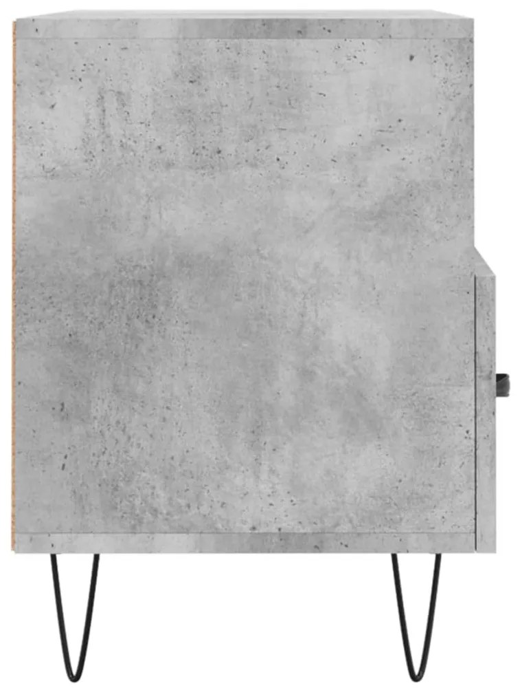 Móvel p/ TV 80x36x50 cm madeira processada cinzento cimento