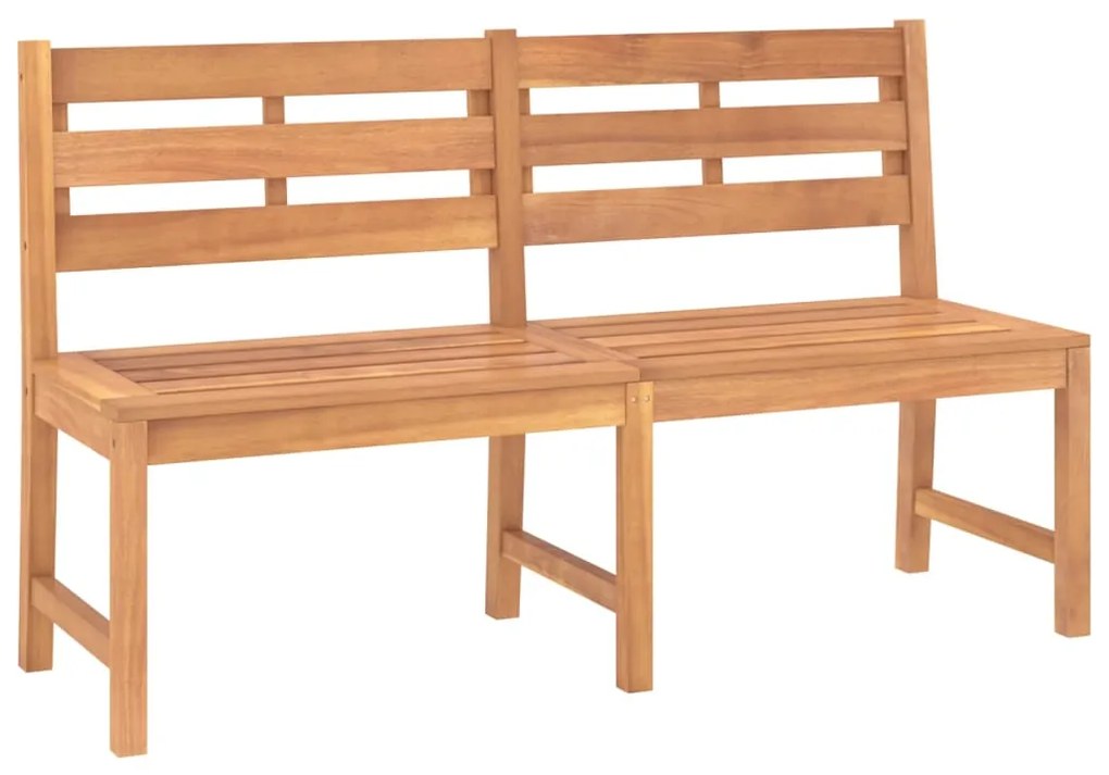 4 pcs conjunto de jantar p/ jardim madeira de teca maciça