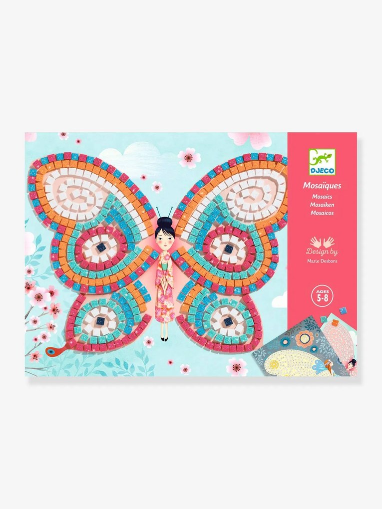Mosaicos Borboleta, da DJECO azul