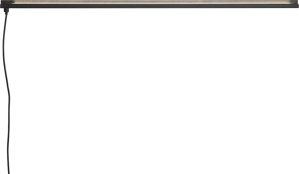 Candeeiro de parede moderno preto Incl. LED - Letterbox