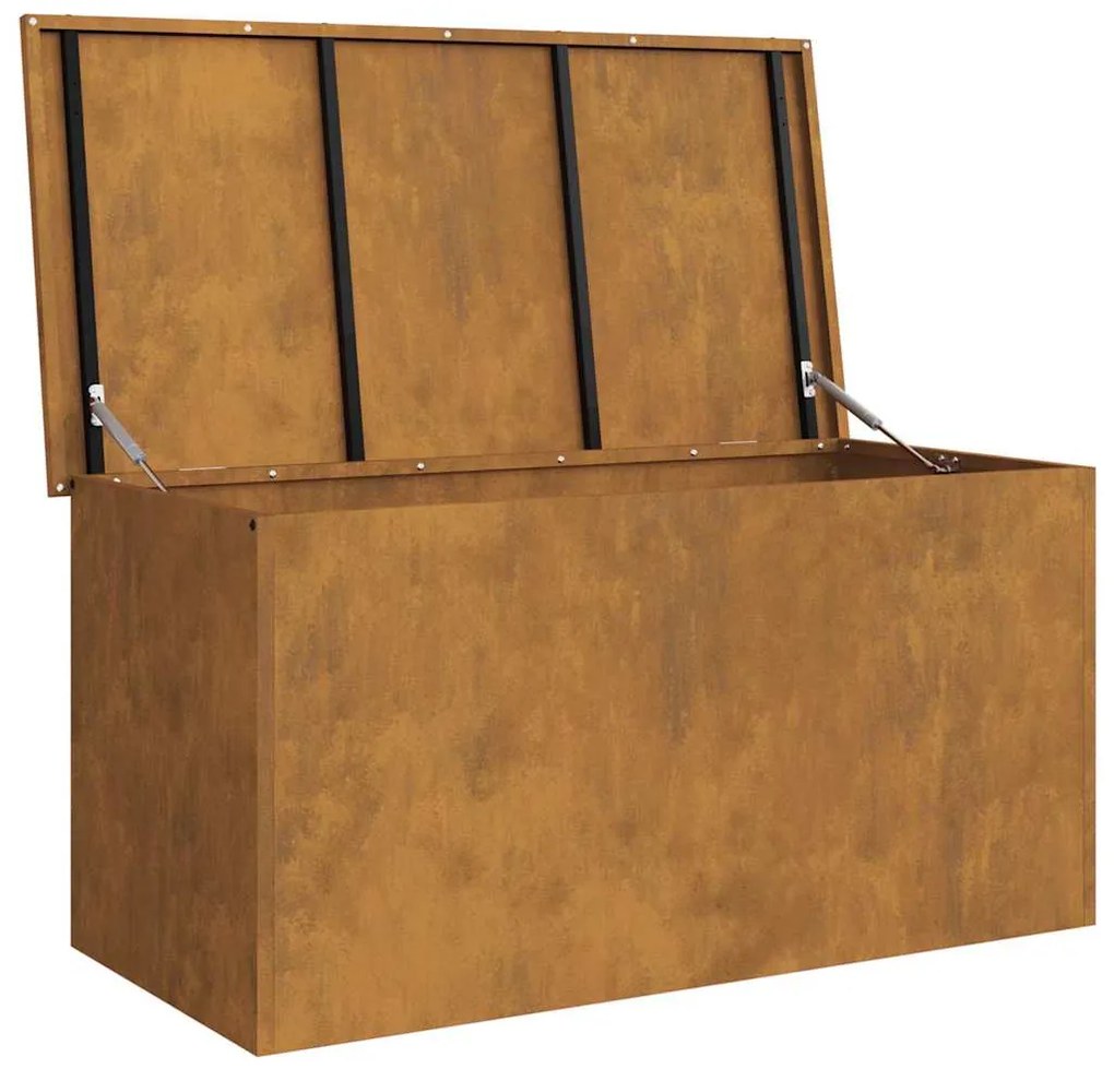 Caixa de Armazenamento Externa Castanho 100 x 50.5 x 50 cm