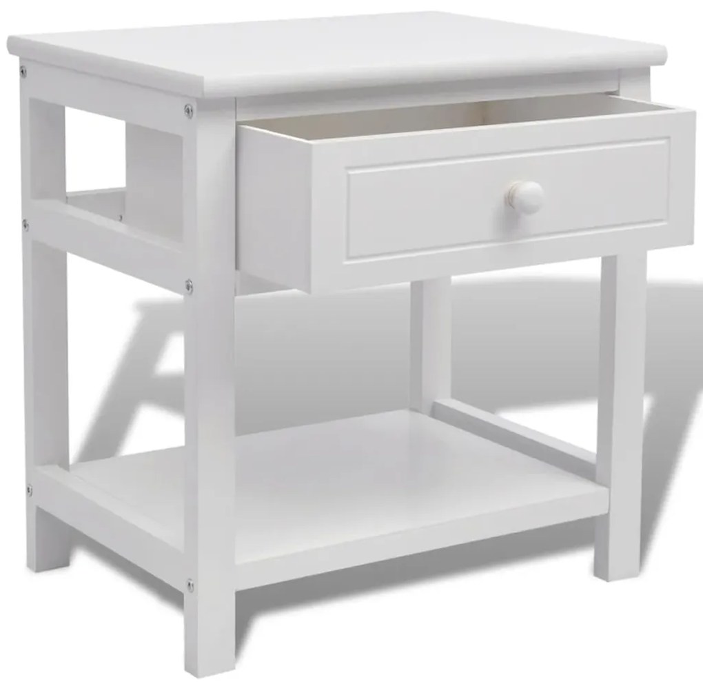 Cabeceiras, 2 pcs, madeira, branco