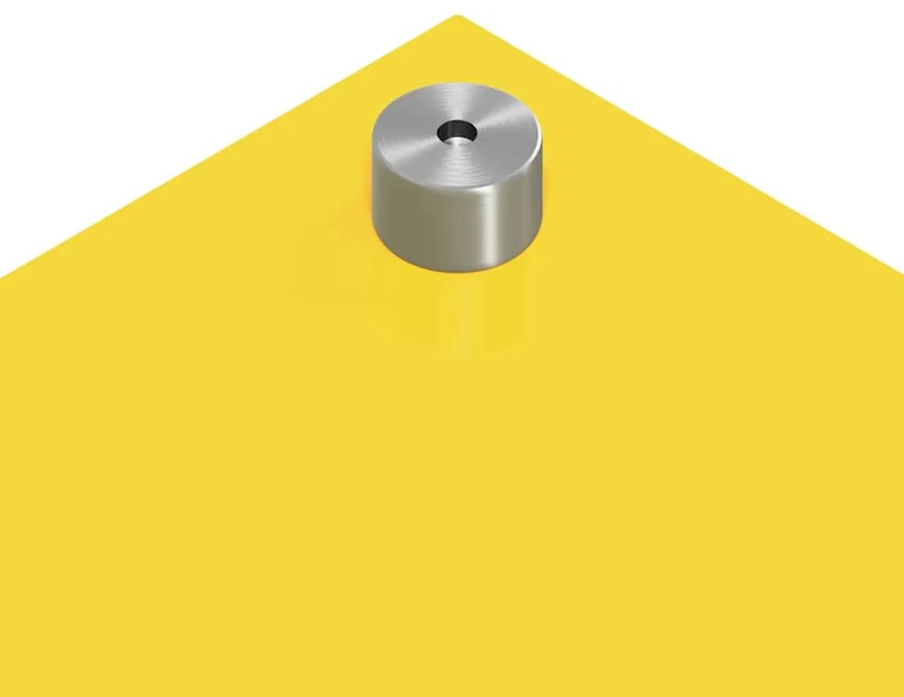 Cozinha Backsplash vidaXL Amarelo 110x60x0,6 cm de Vidro Temperado