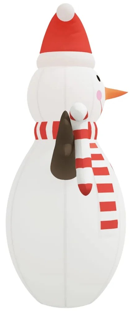 Boneco de neve insuflável com luzes LED 630 cm