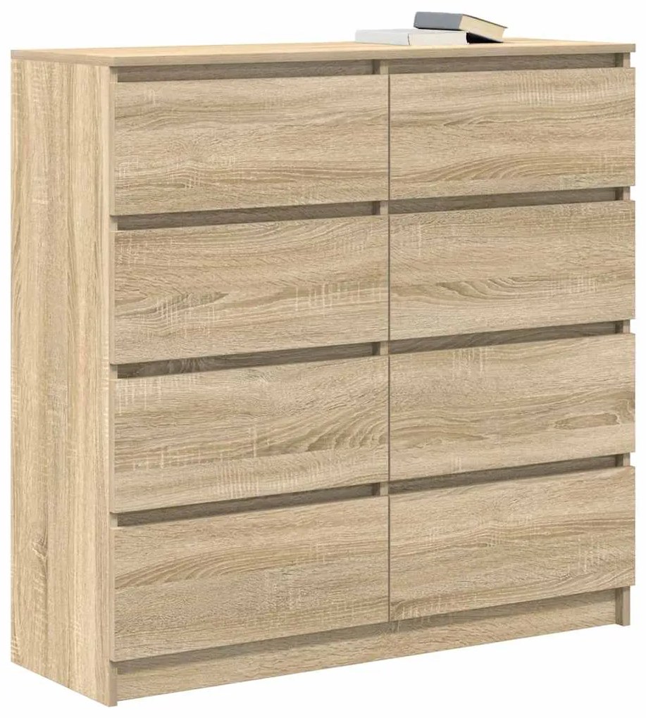 Aparador 100x35x99 cm derivados de madeira cor carvalho sonoma