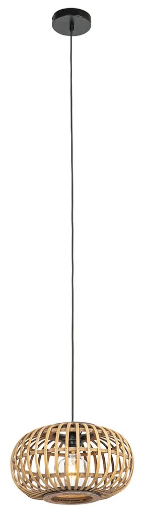 Candeeiro de suspensão oriental bambu 32 cm - Amira Oriental