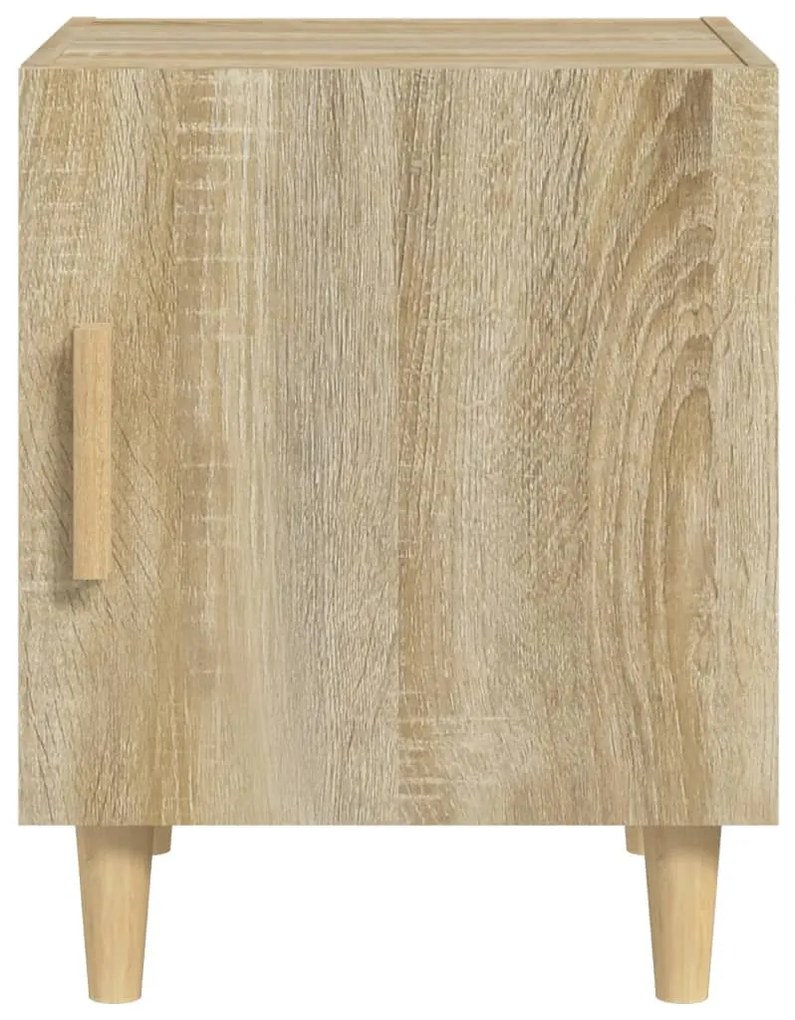 Mesas de cabeceira 2pcs derivados de madeira carvalho sonoma