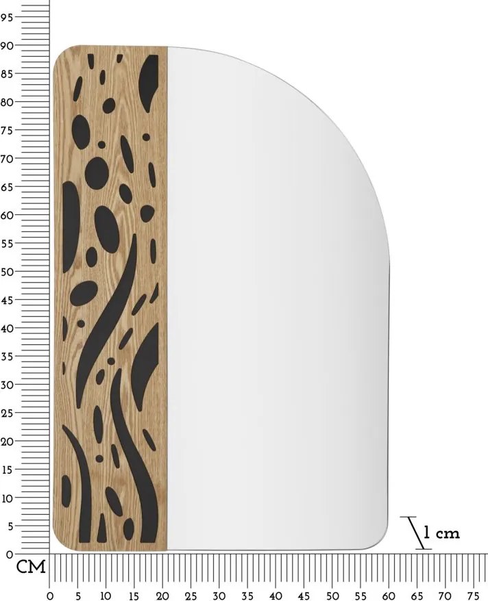 ESPELHO DE PAREDE TERRY 60X1X90 CM MULTICOLORIDO