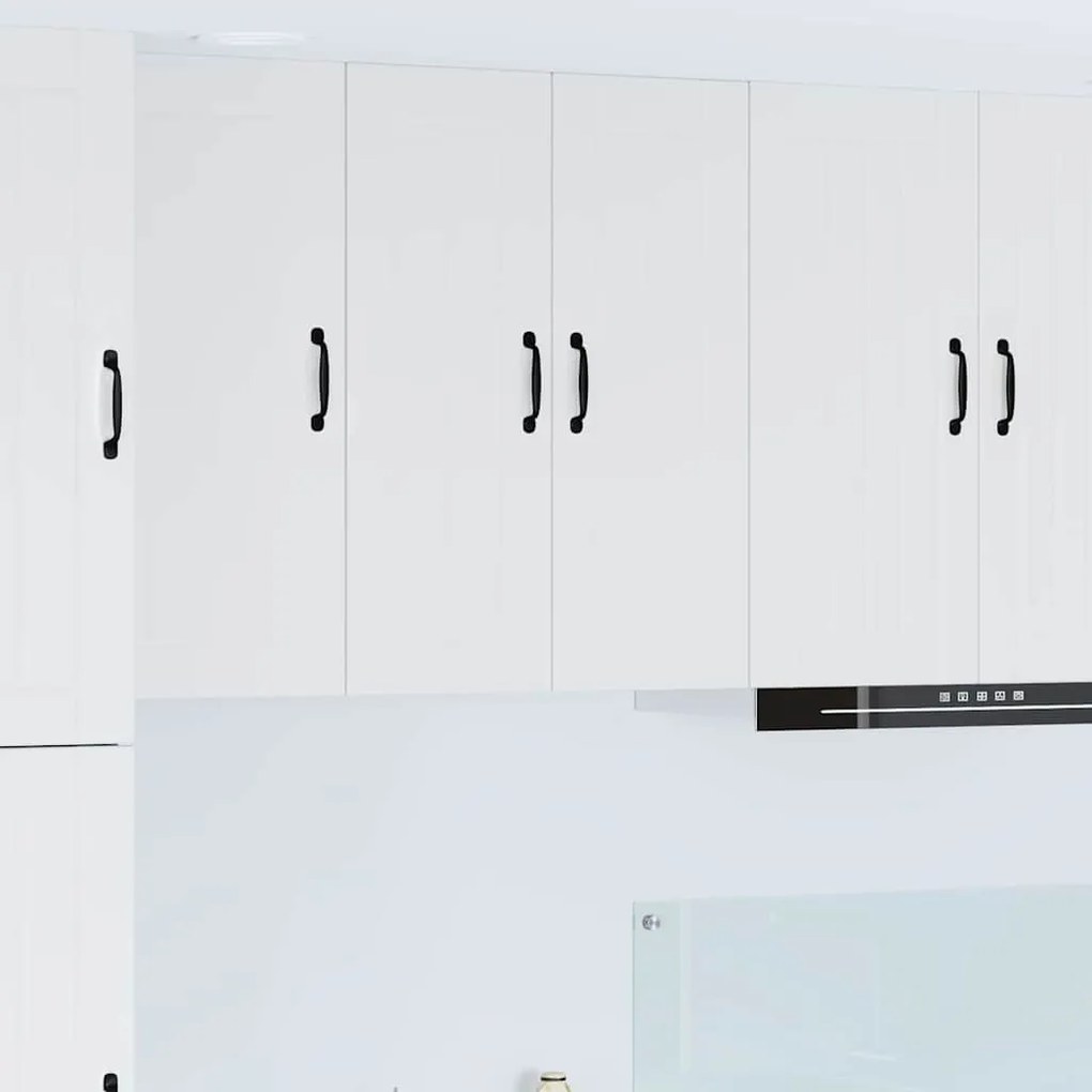 vidaXL Armário de Cozinha Branco Brilhante 60 x 31 x 80 cm