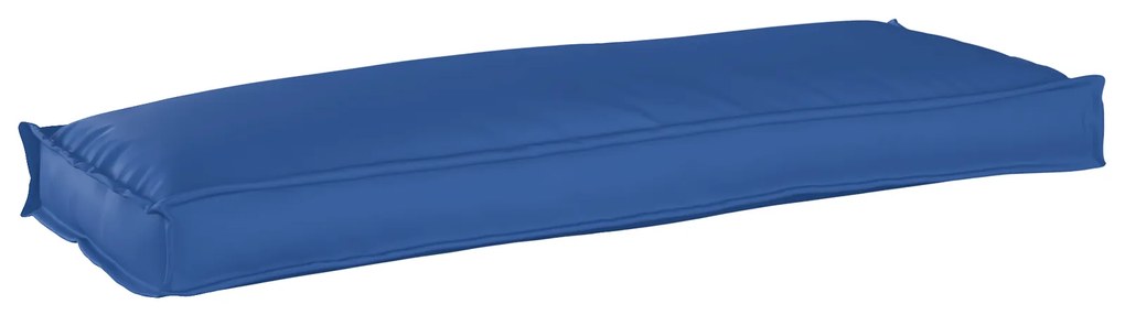 vidaXL Almofada de Palete para Banco Azul Royal 110x40x8 cm Tecido Oxford