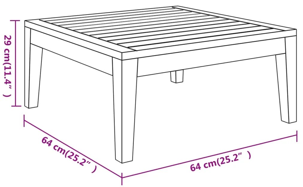 5 pcs conj. lounge de jardim c/ almofadões cinza-escuro acácia