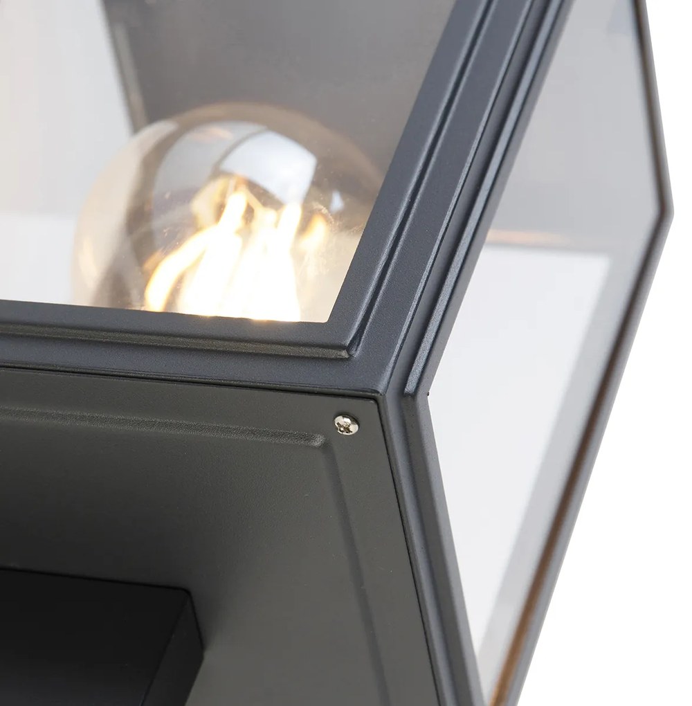 Candeeiro de parede inteligente cinzento com lâmpada inteligente G95 - Sutton Up