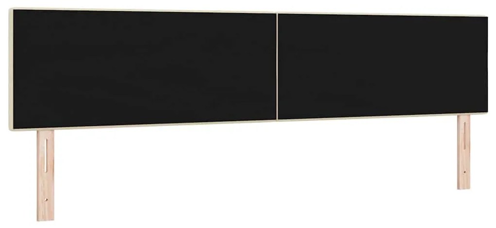 Cabeceira LED Estofada Creme de 100 cm