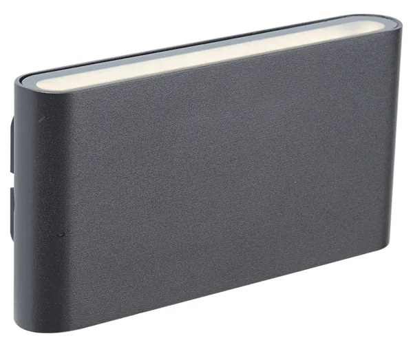 Candeeiro de Parede Preto Magnético Incl. LED Recarregável - Batt Moderno