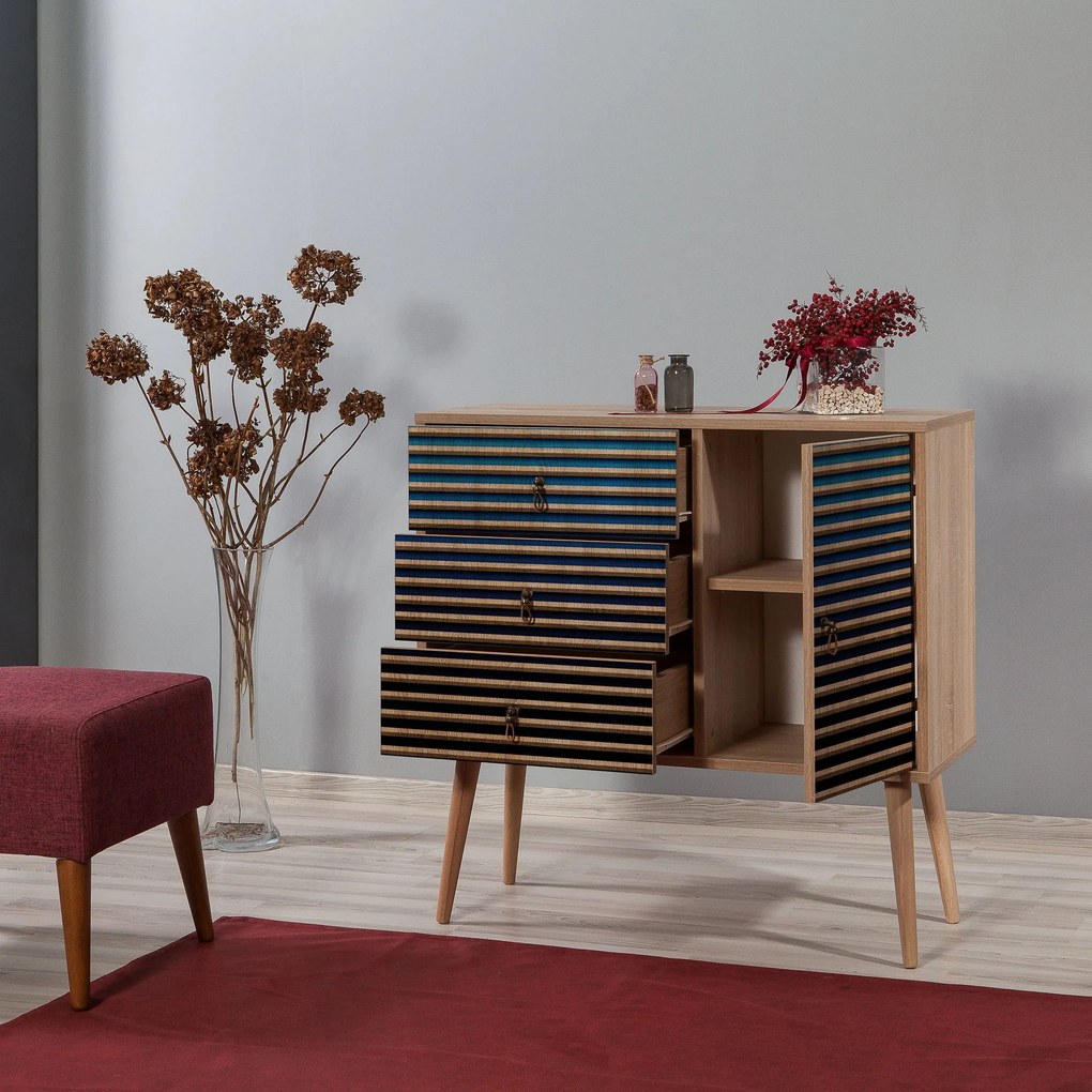 Cómoda Verybox – Carvalho Sonoma – 90x90x40 cm