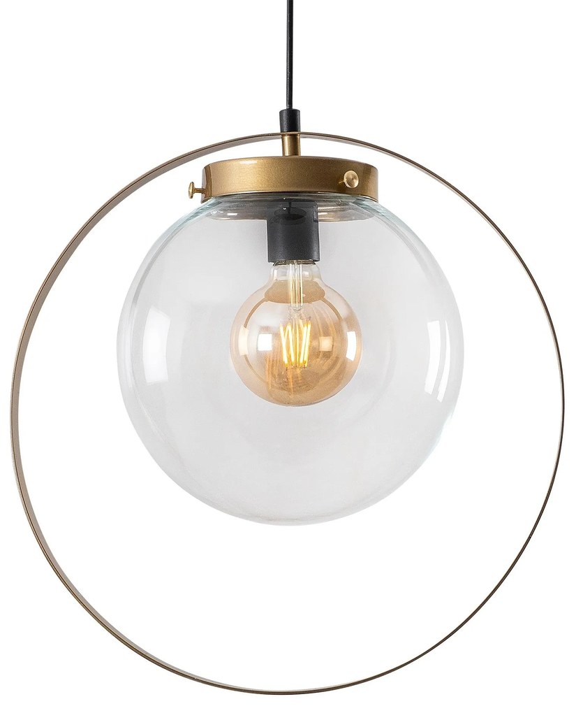 Chandelier Tan – Dourado – 40 cm de diâmetro x 125 cm de altura