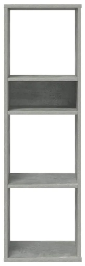 Estante cinzento cimento 34x31x112 cm derivados de madeira