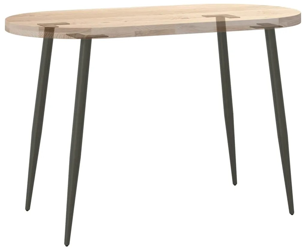Pés de mesa de console formato cônico 4 peças antracite 72-73 cm aço