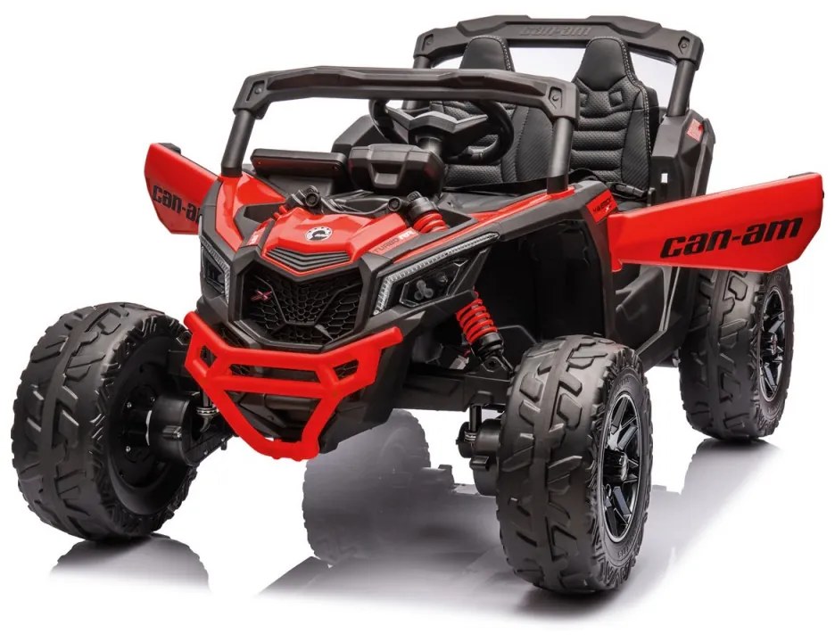 Buggy ELÉTRICO INFANTIL Can AM Maverick Mini UTV 24V 4x4 MP4 Vermelho