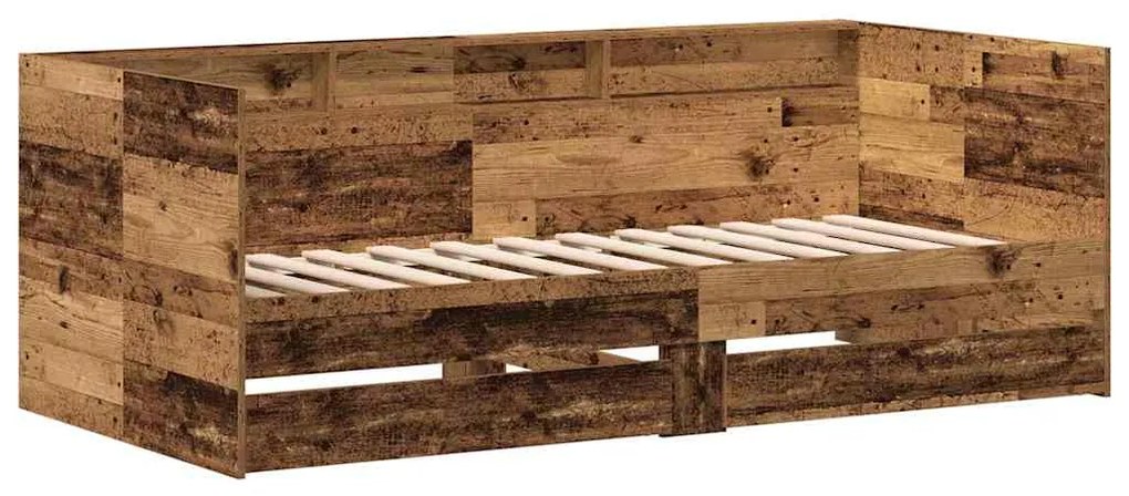 Cama Divã vidaXL Madeira recuperada Madeira de engenharia 100 x 200 cm
