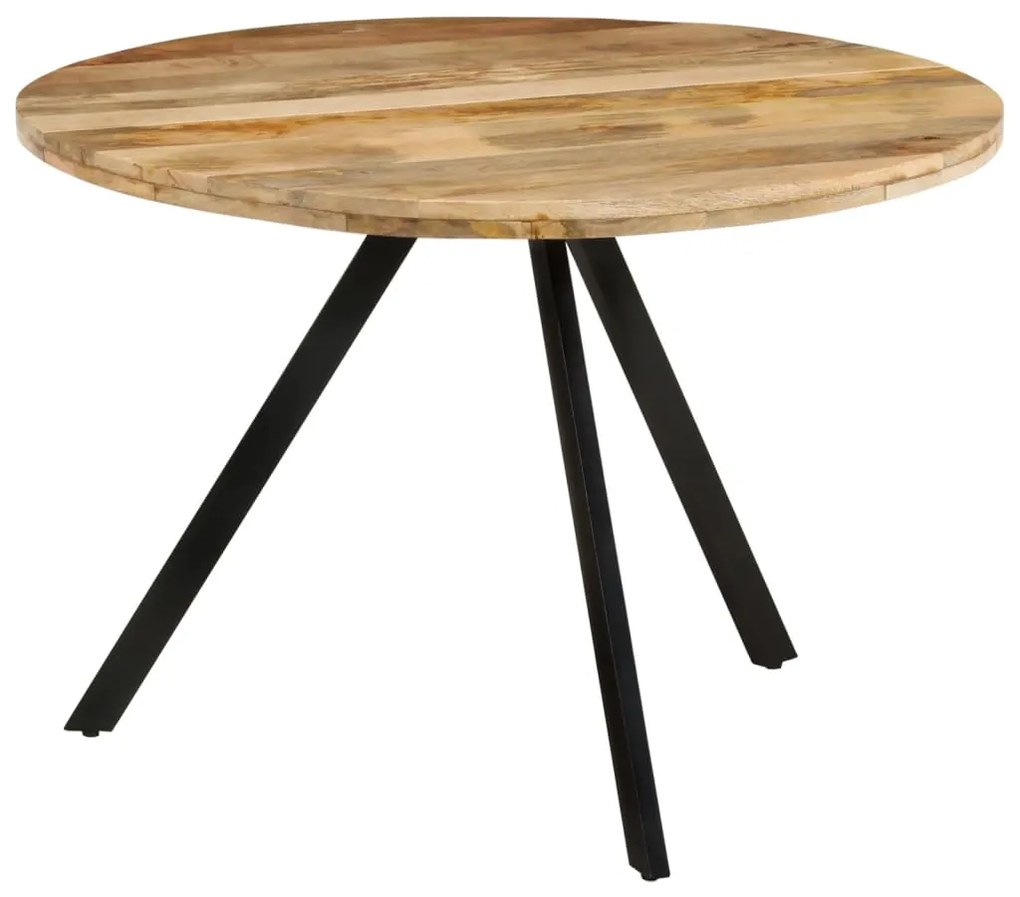 Mesa de jantar 110x75 cm madeira de mangueira maciça
