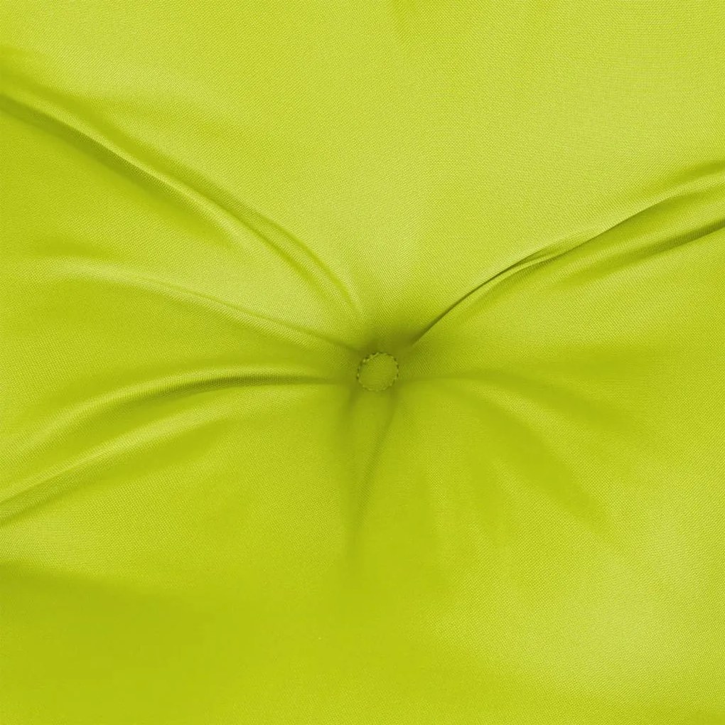Almofadão paletes 60x40x12 cm tecido verde brilhante