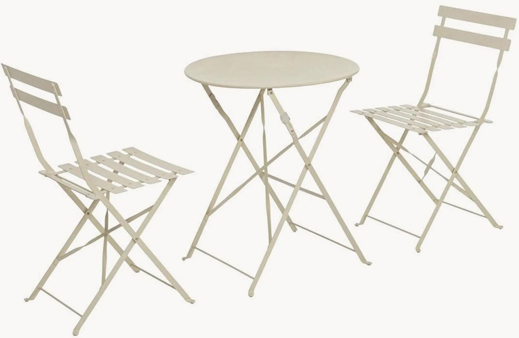 Conjunto bistrô dobrável para jardim Austin, conjunto de 3