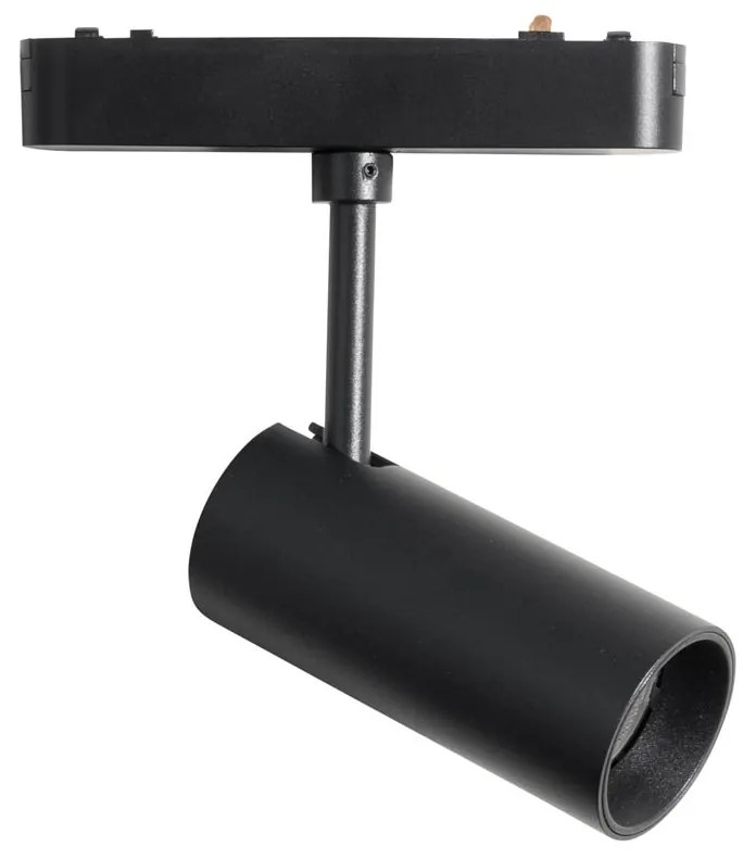 Foco Moderno Preto para Sistema de Trilho Monofásico 9W 3000K - Magnetic Gert
