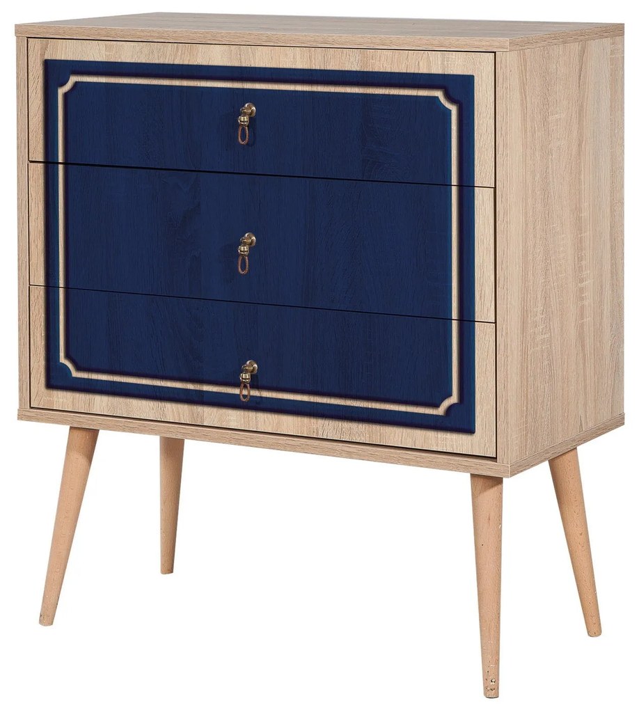 Cómoda Trio – Carvalho Sonoma – 80x90x40 cm