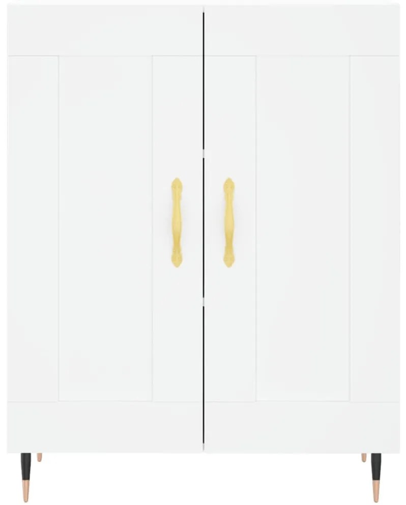Armário alto 69,5x34x180 cm derivados de madeira branco
