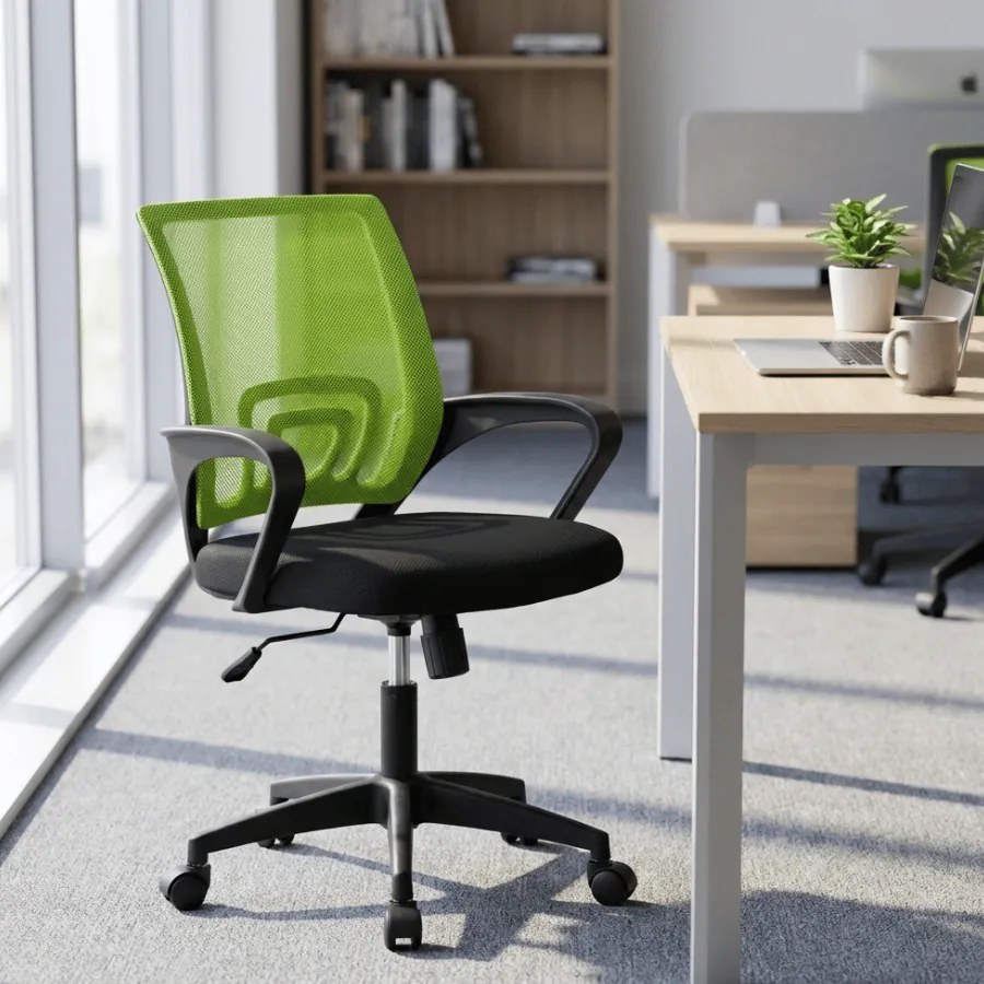 Cadeira de escritório verde