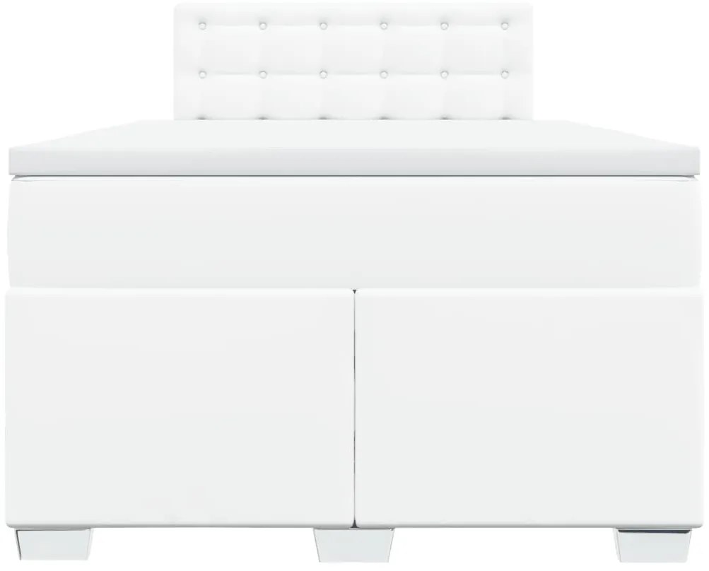 Cama com Molas/Colchão e Luzes Led - 120x200 cm -  Couro Artificial Br