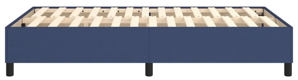Estrutura de cama sem colchão 120x200 cm tecido azul