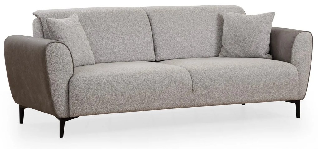Sofá-Cama 3 Lugares Aren – Cinzento – 215x85x85 cm